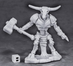 Skeletal Minotaur (metal) (03820)